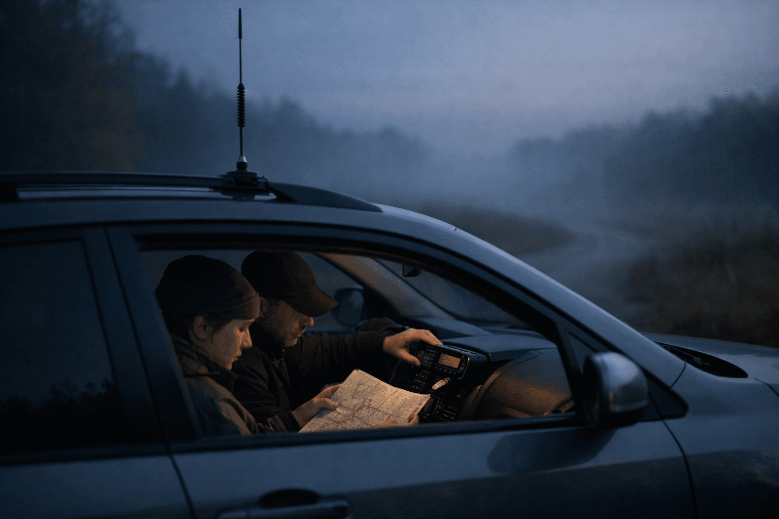 Mobile signal tracking setup